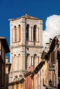 Bell Tower of Ferrara Cathedral - Italy Royalty Free Stock Photo