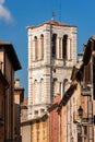 Bell Tower of Ferrara Cathedral - Italy Royalty Free Stock Photo