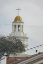 Bell tower of First Baptist Church of Temple City