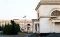 the bell tower and the government building