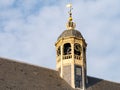 Bell tower of Great or Martini church in Sneek, Friesland, Netherlands