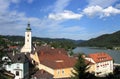 Bell tower of Grein cathedral Royalty Free Stock Photo