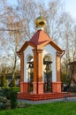 Bell tower of Holy Nativity of Virgin Orthodox convent in Brest, Belarus Royalty Free Stock Photo