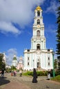 Bell tower at Holy Trinity Lavra in Russia