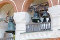 Bell Tower inside Monastery of Saint Euthymius Suzdal Royalty Free Stock Photo