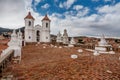 Bell tower and kupola of San Felipe Neri Monastery at Sucre, Bolivia Royalty Free Stock Photo