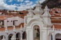 Bell tower and kupola of San Felipe Neri Monastery at Sucre, Bolivia Royalty Free Stock Photo