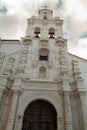 Bell tower of La Merced church in Sucre, capital of Bolivi