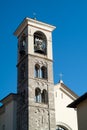 Bell Tower in Mandello del Lario Royalty Free Stock Photo