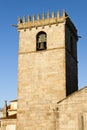 Bell tower of the Main Church of Our Lady of the Assumption in Caminha, Portugal