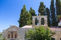 Bell tower of monastery Kera Kardiotissa. Crete Royalty Free Stock Photo