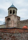 The bell tower in Mtsheta, Georgia Royalty Free Stock Photo