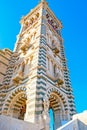 The Bell tower of the Notre Dame of Marseille Royalty Free Stock Photo