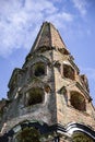 The bell tower of an old church Royalty Free Stock Photo