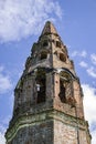 The bell tower of an old church Royalty Free Stock Photo