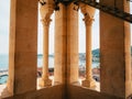 Bell tower in the old town of Split in Croatia Royalty Free Stock Photo