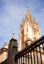 Bell tower of Oviedo cathedral Royalty Free Stock Photo