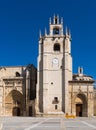 Bell tower of Palencia Cathedral Royalty Free Stock Photo