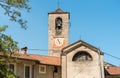 Bell tower of the Parish Museum of the Abbey of Saint Gemolo in Ganna, Valganna, Italy