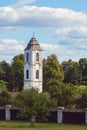 Pazaislis Camaldolese Monastery bell tower Royalty Free Stock Photo