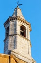 Bell tower of Pienza Cathedral, Tuscany, Italy Royalty Free Stock Photo