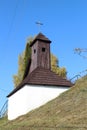 Bell tower in Podzamcok, Dobra Niva in Slovakia Royalty Free Stock Photo