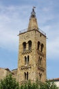 Bell tower of Prades in France Royalty Free Stock Photo