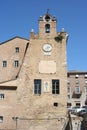 Bell tower of Romanic church in Ancona, Marche, Italy Royalty Free Stock Photo