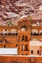 Bell tower of Saint Catherine`s Monastery, Egypt Royalty Free Stock Photo