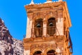Bell tower of Saint Catherine`s Monastery, Egypt Royalty Free Stock Photo