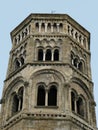The bell tower of the Saint Donatus church in Genoa