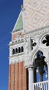Bell tower of Saint Mark called Campanile di San Marco Royalty Free Stock Photo