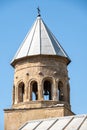 Bell tower of Samtavro Monastery, Georgian Orthodox monastery complex and UNESCO World Heritage site in Mtskheta, Georgia Royalty Free Stock Photo