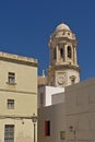 Bell tower of the Santa Cruz cathedral of Cadiz