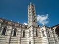 Bell tower of Siena Cathedral, Italy Royalty Free Stock Photo