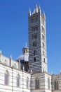 Bell Tower of the Siena Cathedral, Tuscany, Siena, Italy Royalty Free Stock Photo