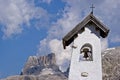 Bell tower of a small mountain chapel