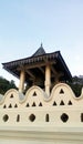 Bell tower of Sri Dalada Maligawa or the Temple of the Sacred Tooth Relic , Buddhist temple , Kandy, Sri Lanka. Royalty Free Stock Photo