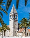 Bell Tower of St.Dominic Church - Trogir, Croatia Royalty Free Stock Photo