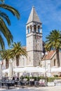 Bell Tower of St.Dominic Church - Trogir, Croatia Royalty Free Stock Photo