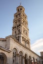 Bell tower of St. Duje cathedral. Royalty Free Stock Photo