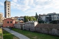 Bell tower of st frediano and pfanner palace lucca tuscany Italy europe