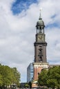 St. Michael Church, St Michaelis or Michel in Hamburg, Germany