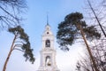 The bell tower of St. Nicholas-Tikhonov monastery
