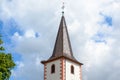 Bell tower or steeple on a small church Royalty Free Stock Photo