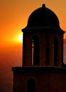 Bell Tower at Sunset Royalty Free Stock Photo