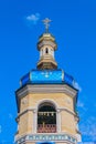 Bell tower of the Temple Martyr Valentine. Ukraine. Kharkiv.