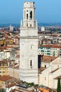 Bell Tower of Verona Cathedral - Italy Royalty Free Stock Photo