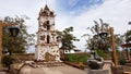 The bell tower of the village of Toconao, San Pedro de Atacama, Chile Royalty Free Stock Photo