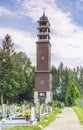 The bell tower in Nierodzim near Ustron, Poland Royalty Free Stock Photo